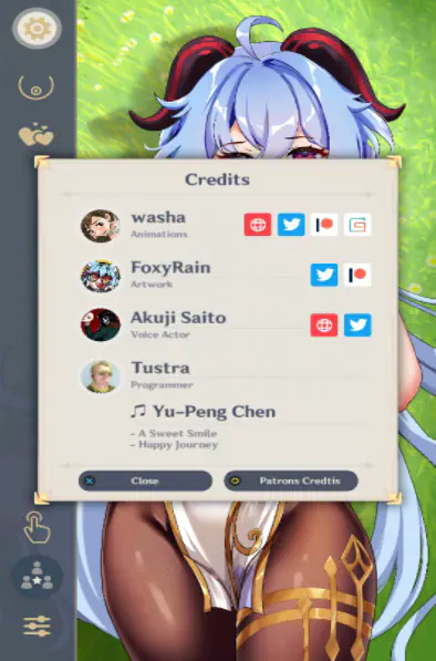 甘雨触摸手游 - 中文版剧情互动体验 Hero图